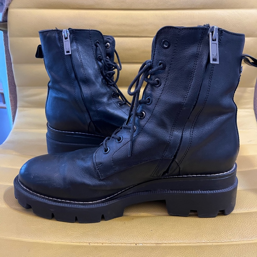 Sam Edelman Black Leather  Boots